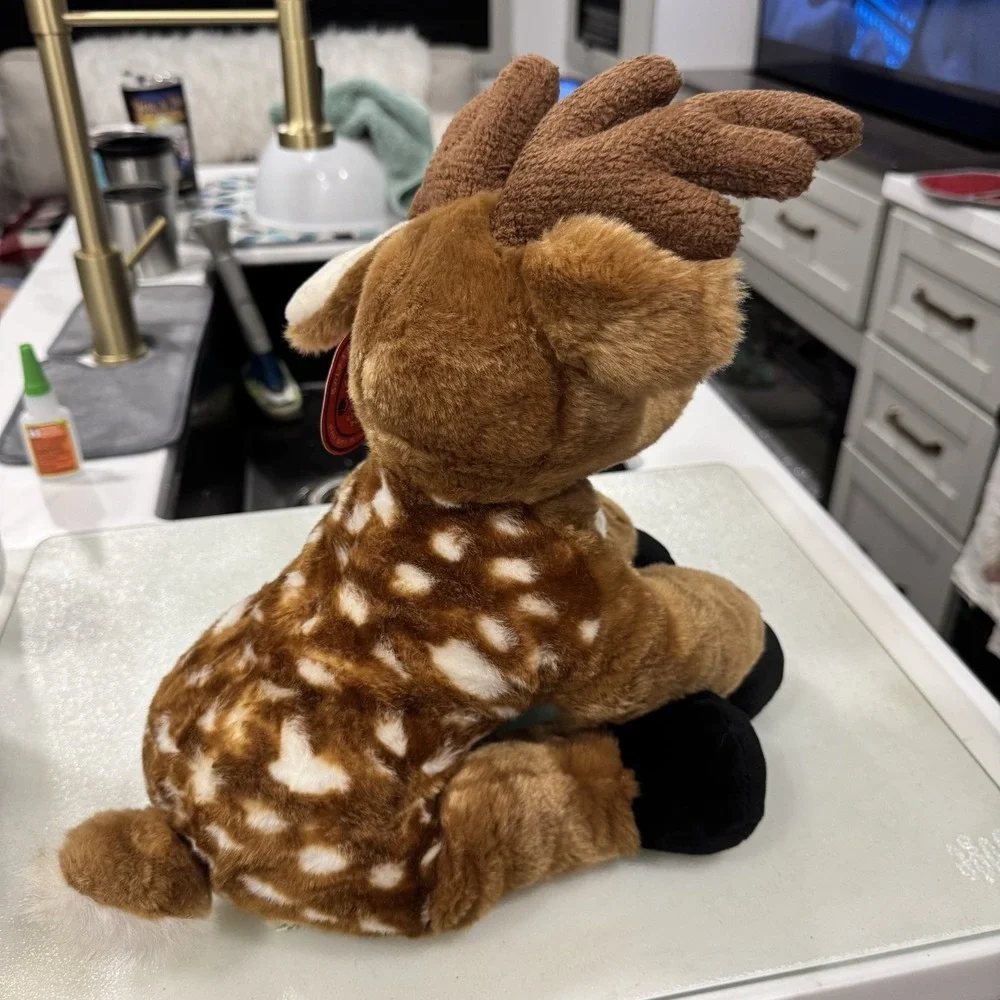 2003 Reindeer Holiday Build a Bear Plush BAB Spotted Limited Edition - Picture 6 of 14